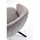 Стул HALMAR K533 серый/черный, поворотный